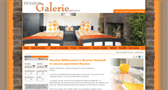 Desktop Screenshot of pension-galerie-bremen.de